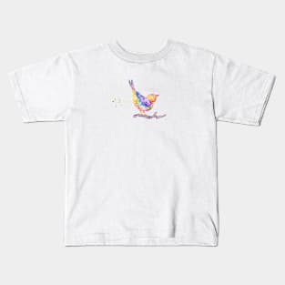 Swirly Bird Kids T-Shirt